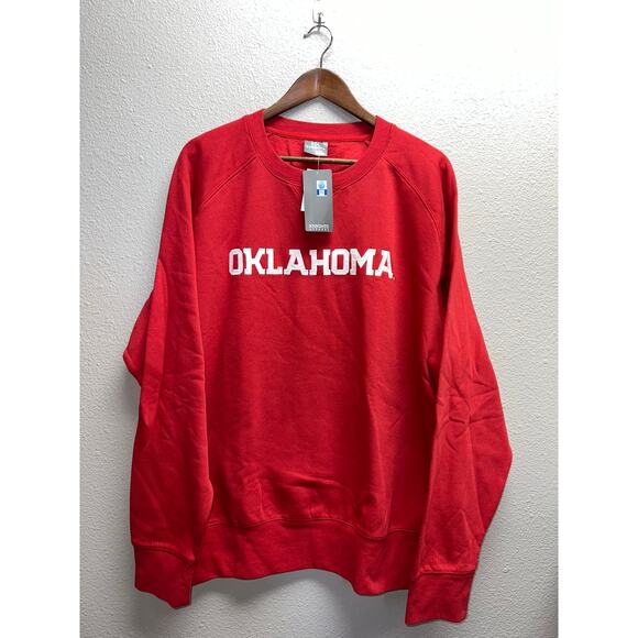 Knights Apparel Oklahoma Sooners Sweatshirt Crewneck College University NWT XL - Picture 1 of 10